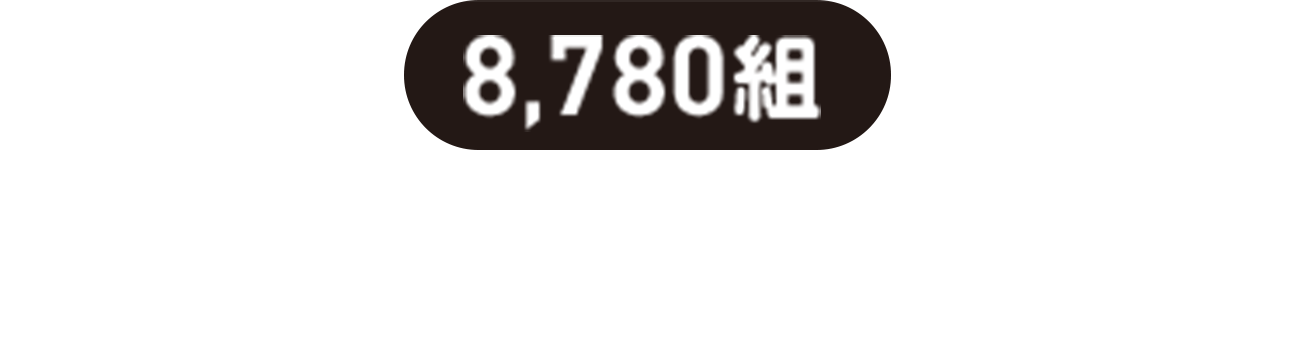 8,780組 | QUOカード500円分