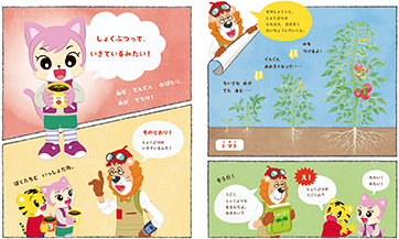 「かんがえてはっけんえほん」6月号より